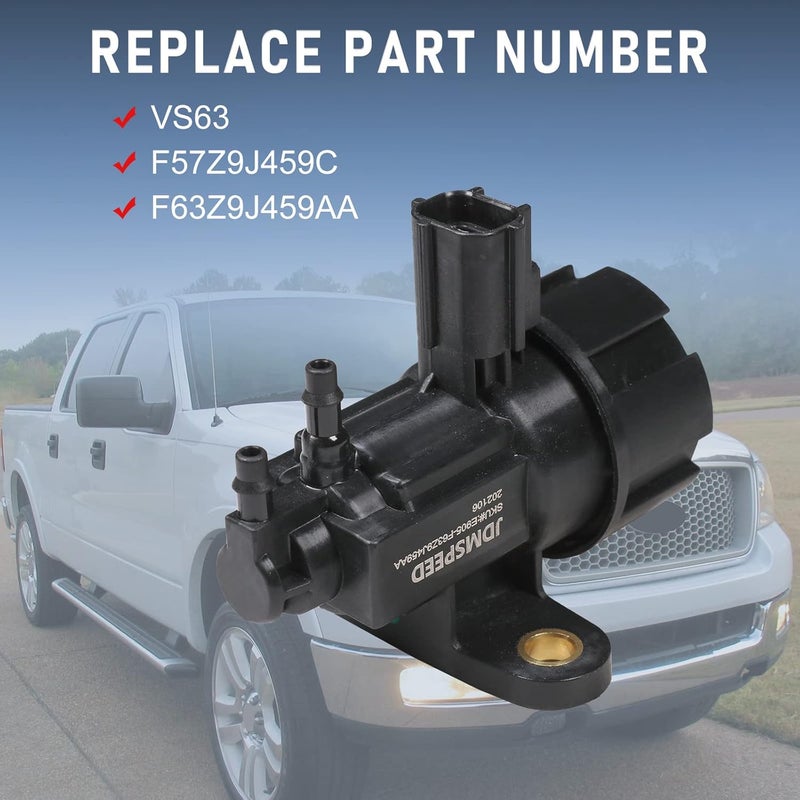 CARMOCAR EGR vacuum solenoid valve vs63 replacement for 1997-2008 Ford Contour F150 E150 E250 E350 Escape Expedition Explorer Taurus Lincoln Blackwood Navigator Mercury Cougar F57Z9J459C F63Z9J459AA - Image 4